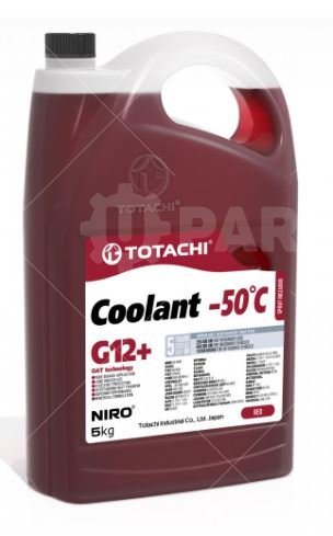 Антифриз TOTACHI NIRO COOLANT RED G12+ -50C 5кг | 44805. Под заказ.