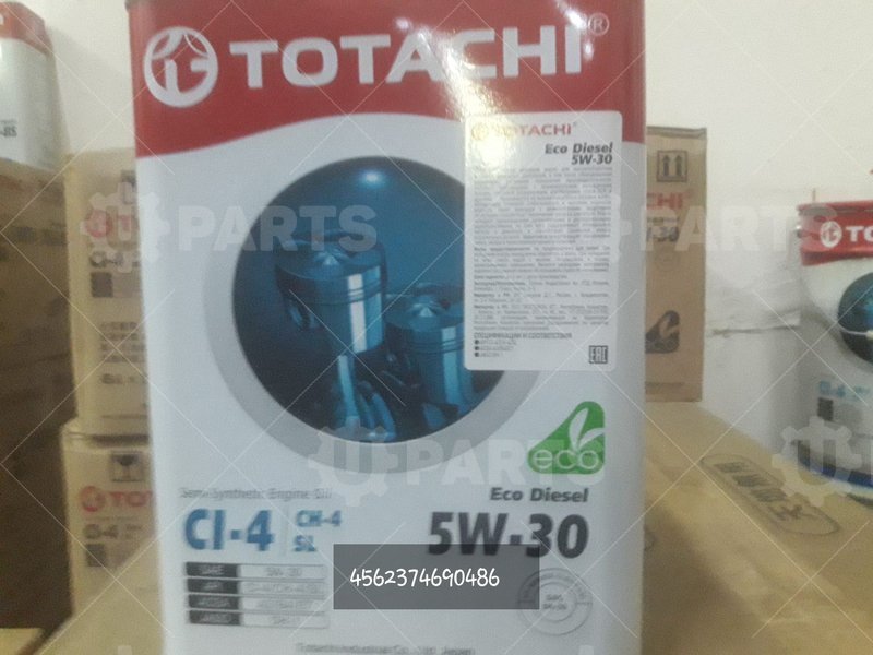 Масло моторное полусинтетическое Totachi Eco Diesel 5W30 API:CI-4,SL 6л | 4562374690486. Под заказ.