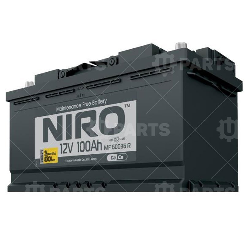 Аккумуляторная батарея Totachi NIRO MF 60036 100а/ч R ДхШхВ:352mmx190mmx175mm