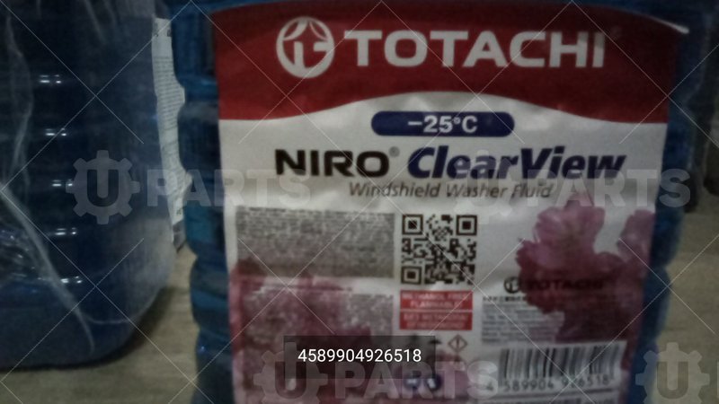 Жидкость стеклоомывалетяTotachi NIRO CLEAR VIEW -25C ПЭТ(4л.) | 4589904926518. Под заказ.