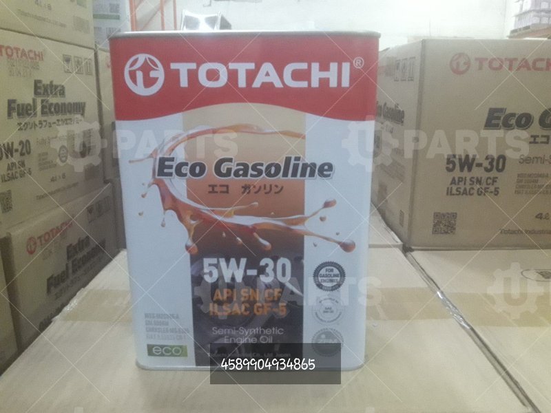 Масло моторное полусинтетическое Totachi Eco Gasoline 5W30 API:SN,CF (4л.) | 4589904934865. Под заказ.