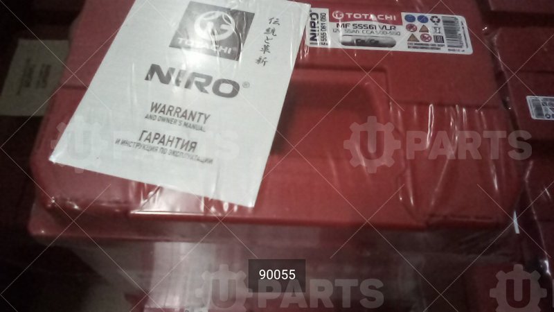 Аккумуляторная батарея АКБ TOTACHI NIRO MF 55561 VLR 242x177x190 | 90055. Под заказ.