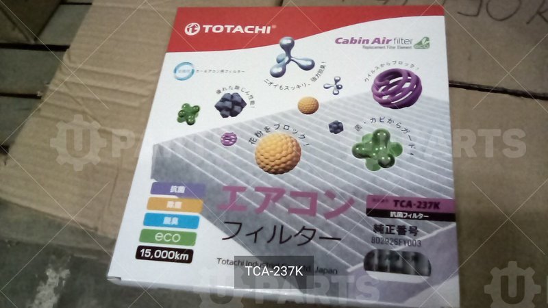 Фильтр салонный TOTACHI TCA-237K AC-806EX 80292-SFY-003 CUK 2358 TOTACHI для   ( - )