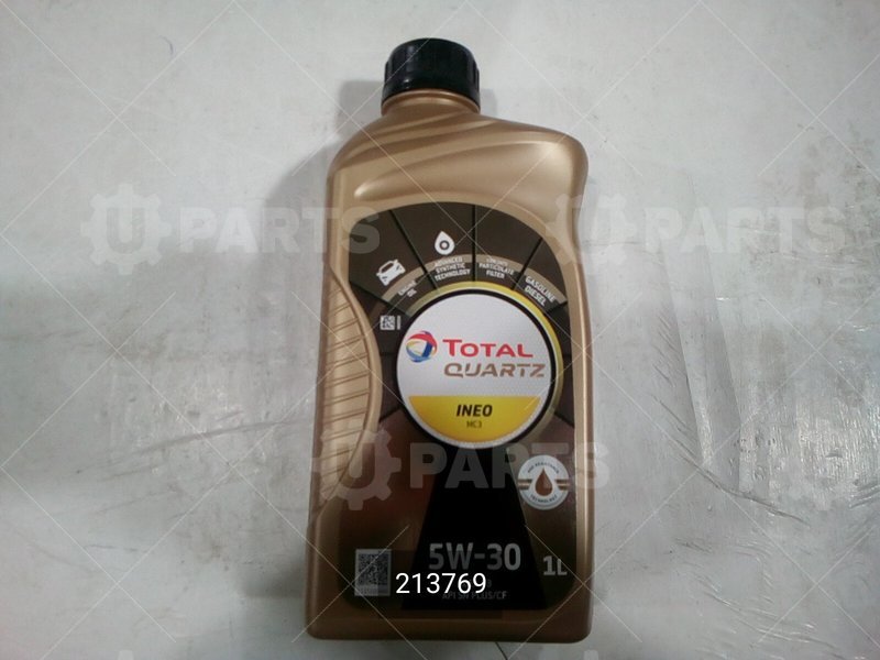 Масло моторное синтетическое TOTAL QUARTZ INEO MC3 5W30 API:SN+/CF 1л MB229.52  MS-11106