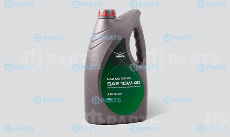 Масло моторное полусинтетическое UAZ Motor Oil Premium SAE 10W40 API SL/CF (4л) | 000101004104001. В наличии.