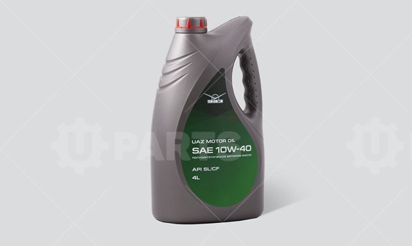 Масло моторное полусинтетическое UAZ Motor Oil Premium SAE 10W40 API SL/CF (4л) | 000101004104001. В наличии.