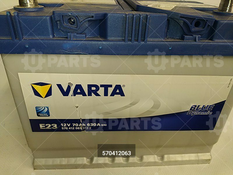 Аккумуляторная батарея VARTA BLUE DYNAMIC 12V 70Ah 630А Евро ДхШхВ:261mmx175mmx220mm | 570412063. Под заказ.