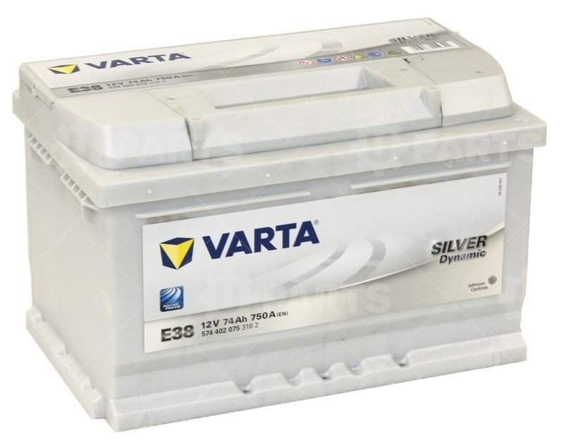 Аккумуляторная батарея VARTA SILVER DYNAMIC 12V 74Ah 750A Евро ДхШхВ:278mmx175mmx175mm | 574402075. Под заказ.