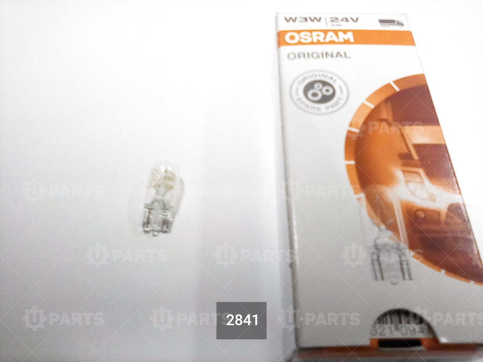 Лампа OSRAM 24V W3W W2,1x9,5d безцокольная  | 2841. В наличии.
